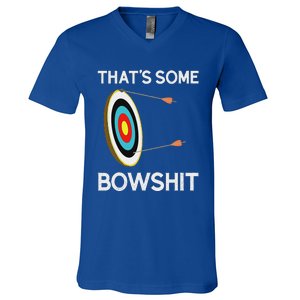 Thats Some Bowshit Archery And Bow Hunting V-Neck T-Shirt