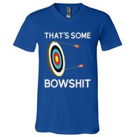 Thats Some Bowshit Archery And Bow Hunting V-Neck T-Shirt