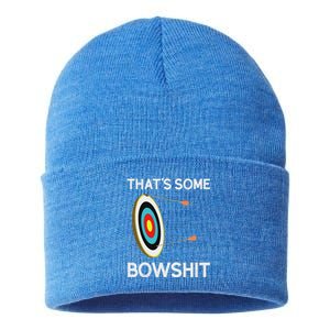 Thats Some Bowshit Archery And Bow Hunting Sustainable Knit Beanie