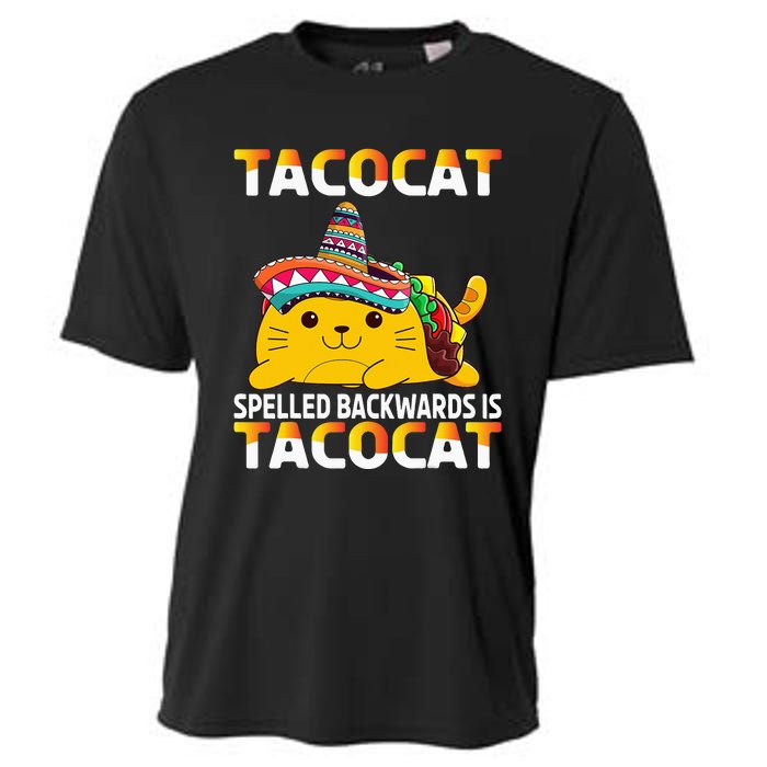 Tacocat Spelled Backward Is Tacocat Mexican party Cooling Performance Crew T-Shirt