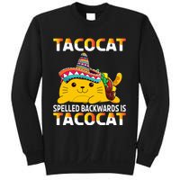 Tacocat Spelled Backward Is Tacocat Mexican party Sweatshirt