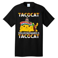 Tacocat Spelled Backward Is Tacocat Mexican party Tall T-Shirt