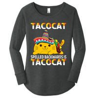 Tacocat Spelled Backward Is Tacocat Mexican party Women's Perfect Tri Tunic Long Sleeve Shirt