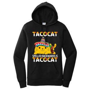 Tacocat Spelled Backward Is Tacocat Mexican party Women's Pullover Hoodie