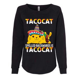 Tacocat Spelled Backward Is Tacocat Mexican party Womens California Wash Sweatshirt