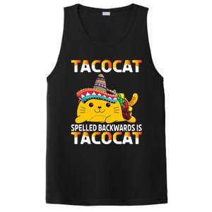 Tacocat Spelled Backward Is Tacocat Mexican party PosiCharge Competitor Tank