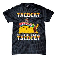 Tacocat Spelled Backward Is Tacocat Mexican party Tie-Dye T-Shirt