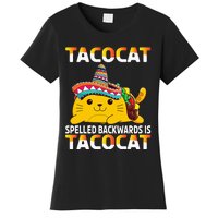 Tacocat Spelled Backward Is Tacocat Mexican party Women's T-Shirt