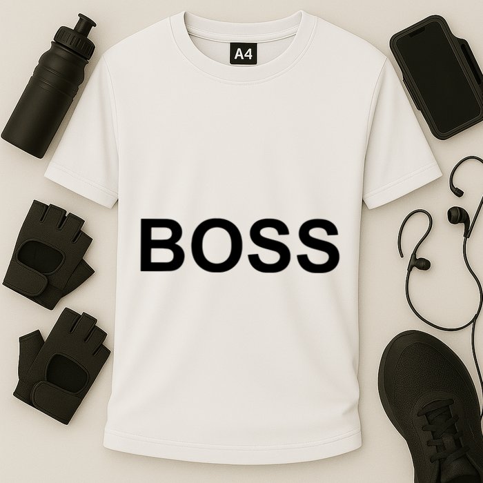 That Says Boss Text Costume Gift Cooling Performance Crew T-Shirt