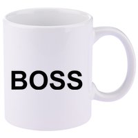 That Says Boss Text Costume Gift 11oz C Handle Ceramic Mug