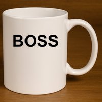 That Says Boss Text Costume Gift 11oz C Handle Ceramic Mug