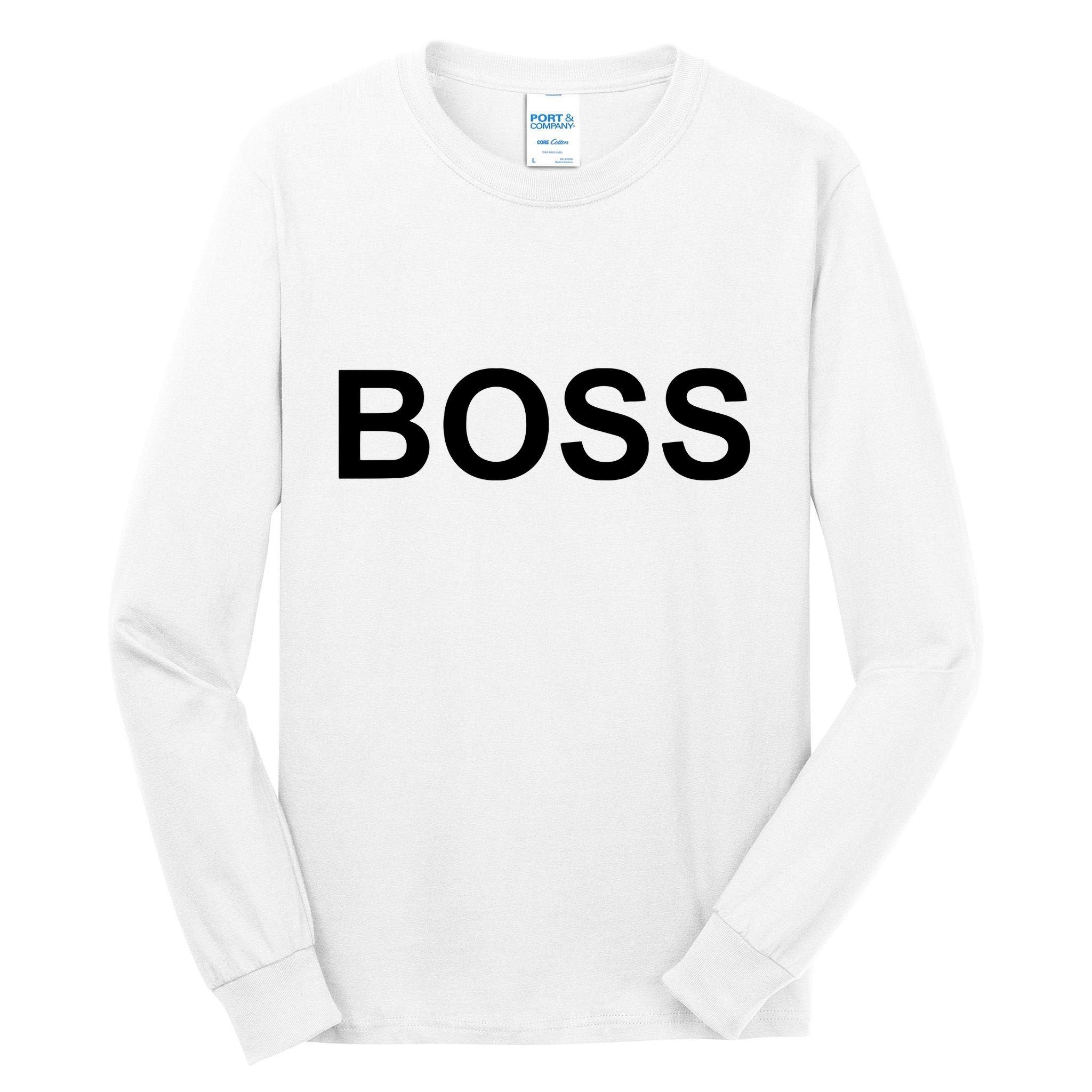 That Says Boss Text Costume Gift Tall Long Sleeve T-Shirt
