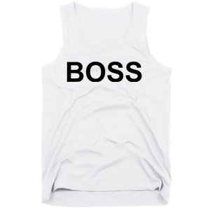 That Says Boss Text Costume Gift Tank Top