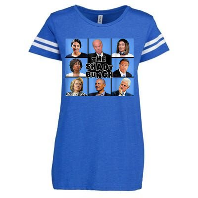 The Shady Bunch Funny Past Presidents Enza Ladies Jersey Football T-Shirt