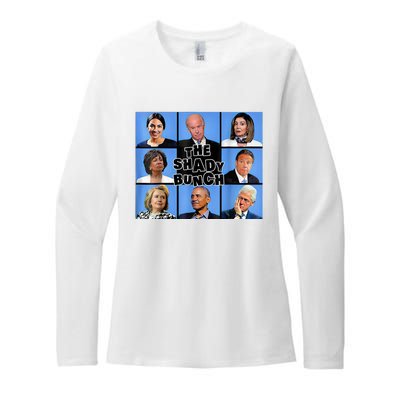 The Shady Bunch Funny Past Presidents Womens CVC Long Sleeve Shirt