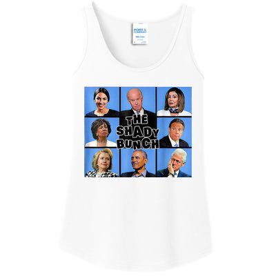 The Shady Bunch Funny Past Presidents Ladies Essential Tank