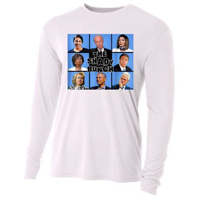 The Shady Bunch Funny Past Presidents Cooling Performance Long Sleeve Crew