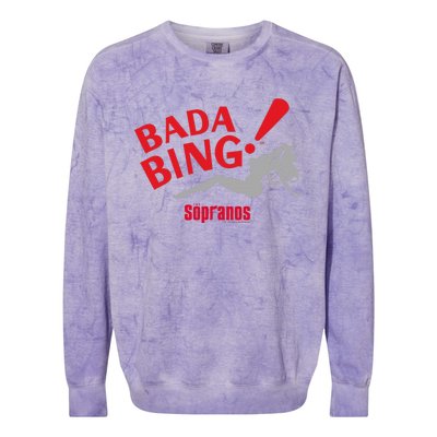 The Sopranos Bada Bing Colorblast Crewneck Sweatshirt