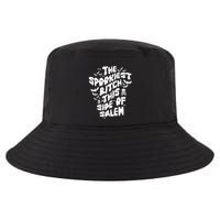 The Spookiest Bitch This Side Of Salem Halloween Cool Comfort Performance Bucket Hat