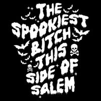 The Spookiest Bitch This Side Of Salem Halloween 16 in Basic Backpack