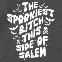 The Spookiest Bitch This Side Of Salem Halloween Vector Backpack