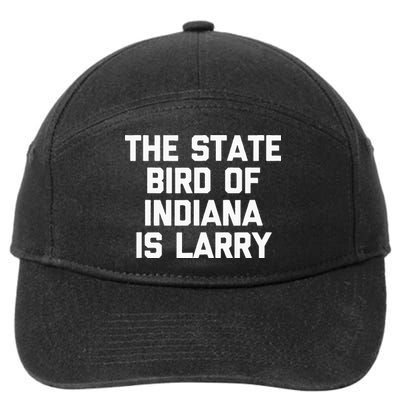 The State Bird Of Indiana Is Larry Funny Basketball 7-Panel Snapback Hat