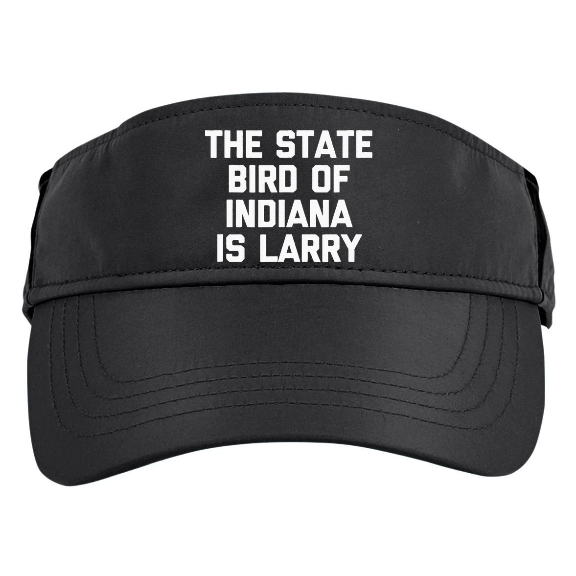 The State Bird Of Indiana Is Larry Funny Basketball Adult Drive Performance Visor