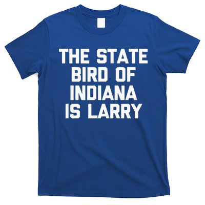The State Bird Of Indiana Is Larry Funny Basketball T-Shirt