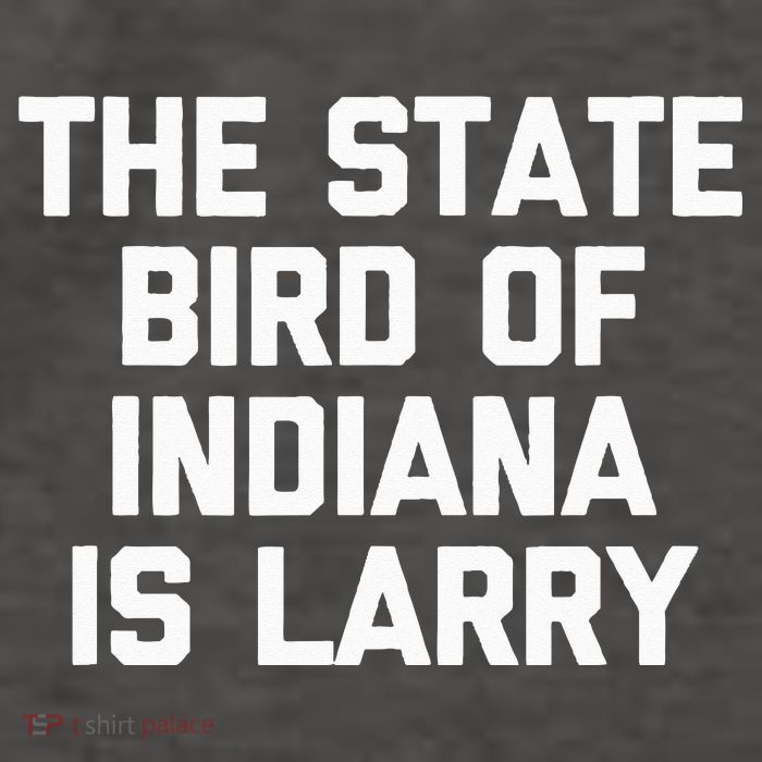 The State Bird Of Indiana Is Larry Funny Basketball Vector Backpack