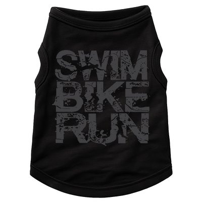 Triathlon Swim Bike Run Triathlete Doggie Tank