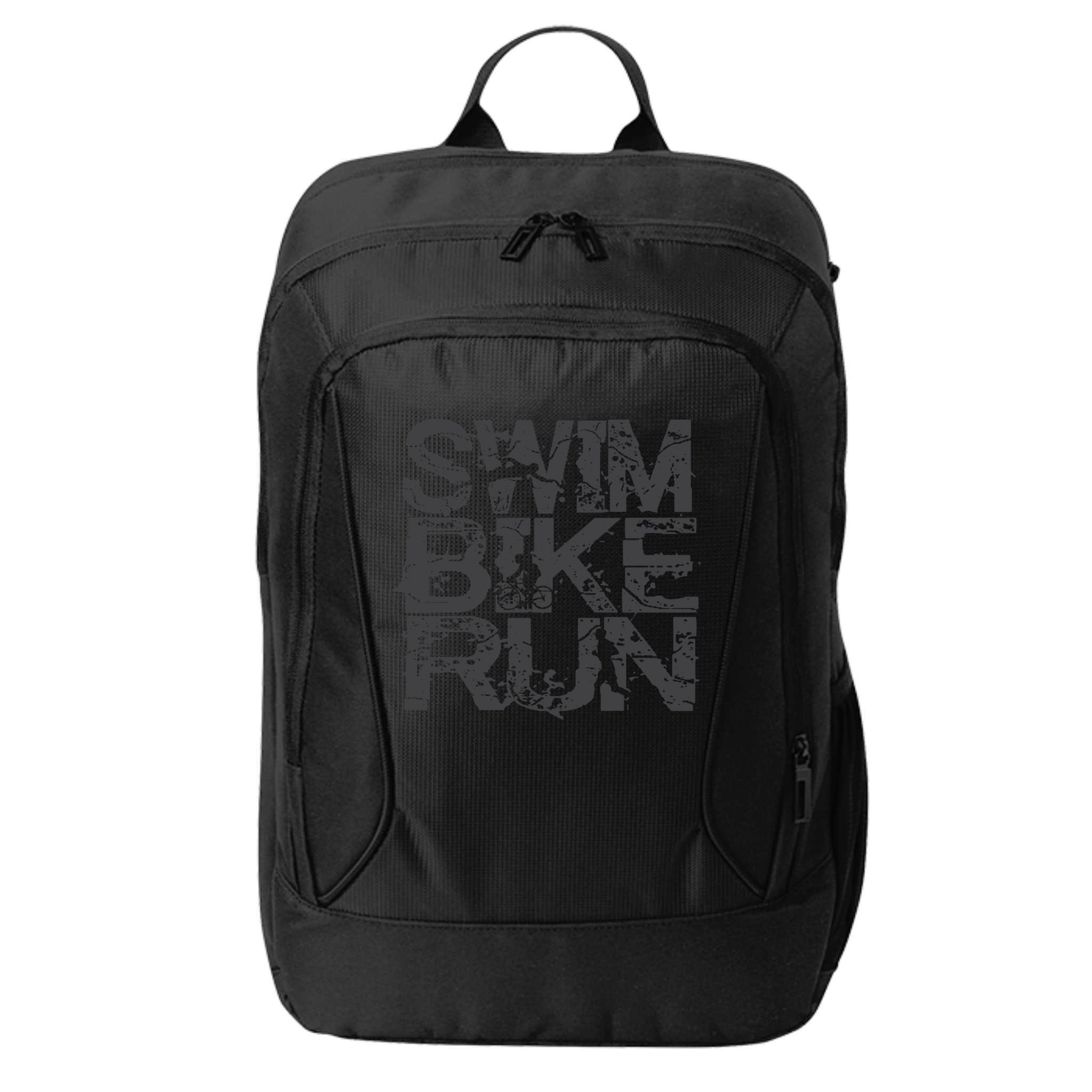 Triathlon Swim Bike Run Triathlete City Backpack