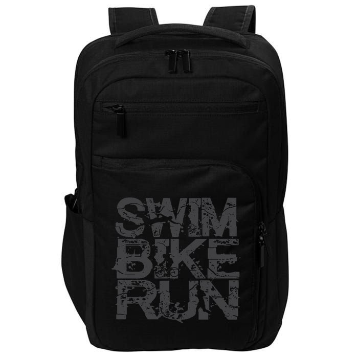 Triathlon Swim Bike Run Triathlete Impact Tech Backpack