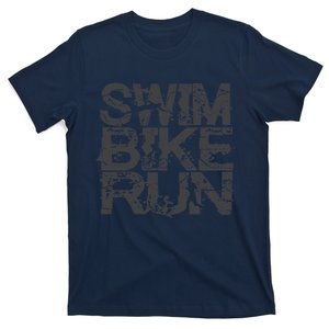 Triathlon Swim Bike Run Triathlete T-Shirt