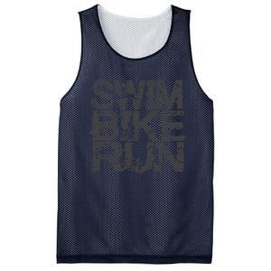 Triathlon Swim Bike Run Triathlete Mesh Reversible Basketball Jersey Tank