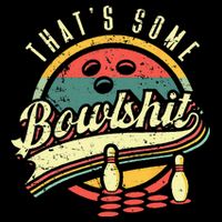 Thats Some Bowlshit Bowling Pun Bowler Youth Performance Sprint T-Shirt