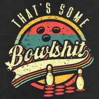 Thats Some Bowlshit Bowling Pun Bowler Golf Towel