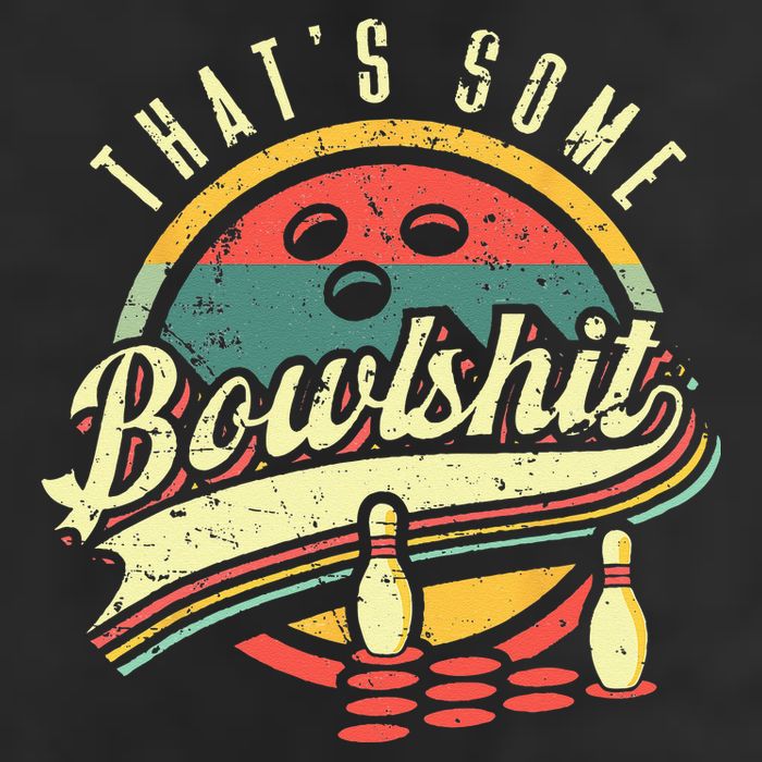 Thats Some Bowlshit Bowling Pun Bowler Golf Towel