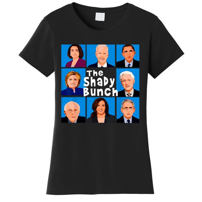 The Shady Bunch Funny Anti Joe Biden Women's T-Shirt