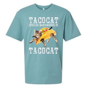 Tacocat Spelled Backward Is Taco Cat Funny Cinco De Mayo Sueded Cloud Jersey T-Shirt