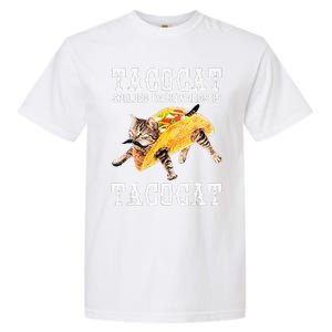 Tacocat Spelled Backward Is Taco Cat Funny Cinco De Mayo Garment-Dyed Heavyweight T-Shirt