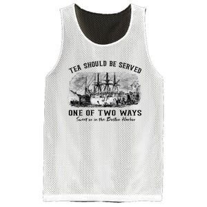 Tea Should Be Served One Of Two Ways Boston Party Mesh Reversible Basketball Jersey Tank