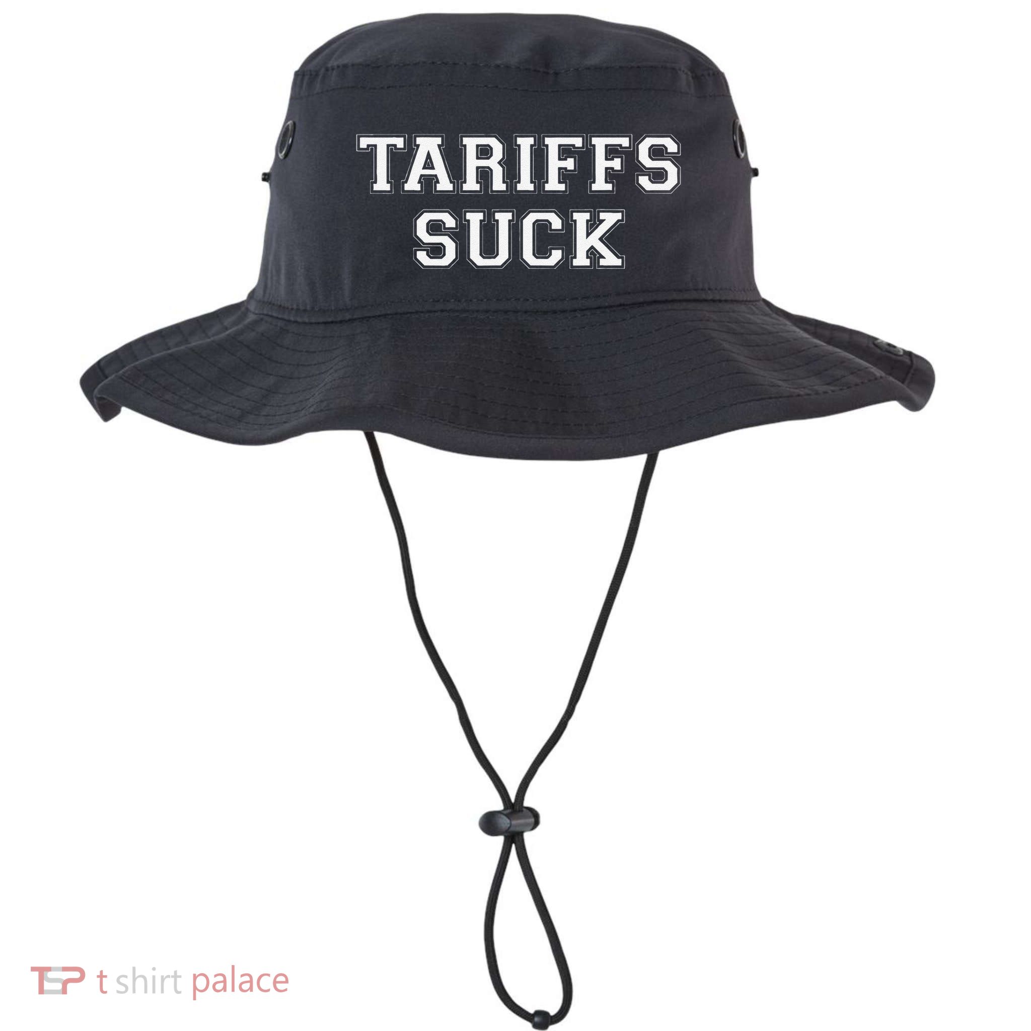 Tariffs Suck Bad Economic Policy Political Protest Bucket Hat
