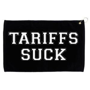 Tariffs Suck Bad Economic Policy Political Protest Grommeted Golf Towel