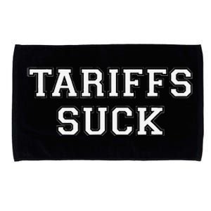 Tariffs Suck Bad Economic Policy Political Protest Microfiber Hand Towel