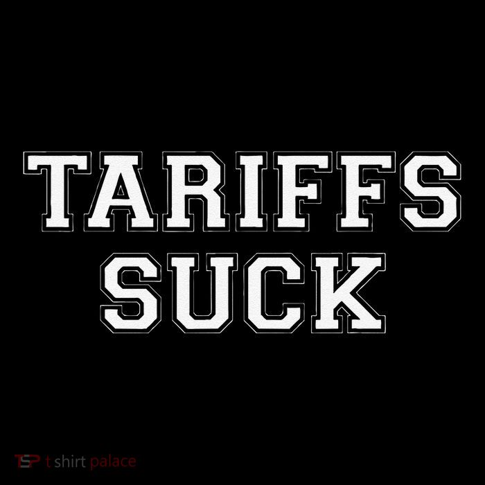 Tariffs Suck Bad Economic Policy Political Protest Women's V-Neck T-Shirt