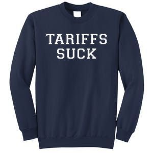 Tariffs Suck Bad Economic Policy Political Protest Sweatshirt