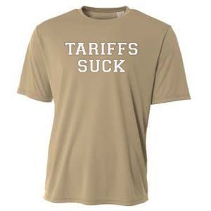 Tariffs Suck Bad Economic Policy Political Protest Cooling Performance Crew T-Shirt