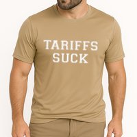 Tariffs Suck Bad Economic Policy Political Protest Cooling Performance Crew T-Shirt