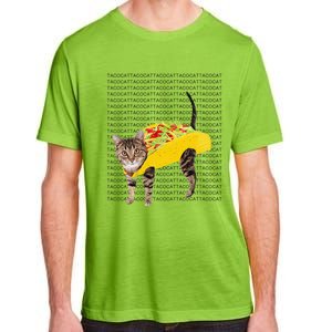 Tacocat Spelled Backwards Is Tacocat Funny Taco Cat Adult ChromaSoft Performance T-Shirt