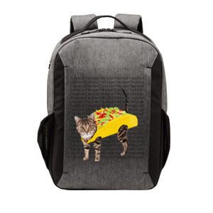 Tacocat Spelled Backwards Is Tacocat Funny Taco Cat Vector Backpack